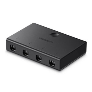 UGREEN Data Switch USB 2.0, 4 ulaza/1 izlaz, crni