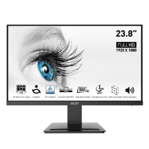 MSI 24" MP243X PRO FHD(1920x1080) IPS, 100Hz, 300 cd/m2, 1000:1, 4 ms, HDMI, DP, tilt, zvučnici