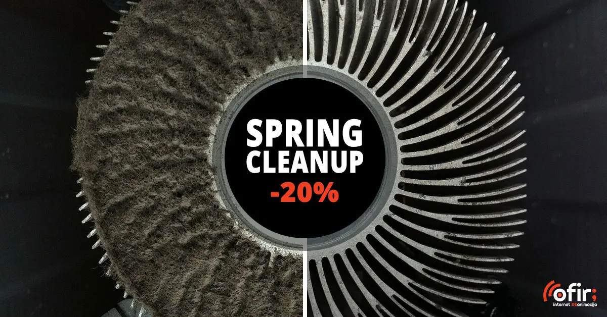 20% popusta na proljetno čišćenje laptopa
